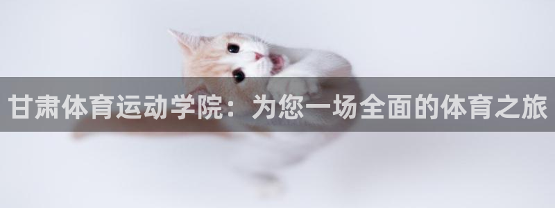 米兰体育官网下载平台APP：甘肃体育运动学院：为您一场全面的
